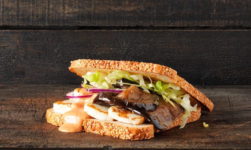 Pastrami vegetarisch mit gegrillter Aubergine | Foodtruck Freiburg